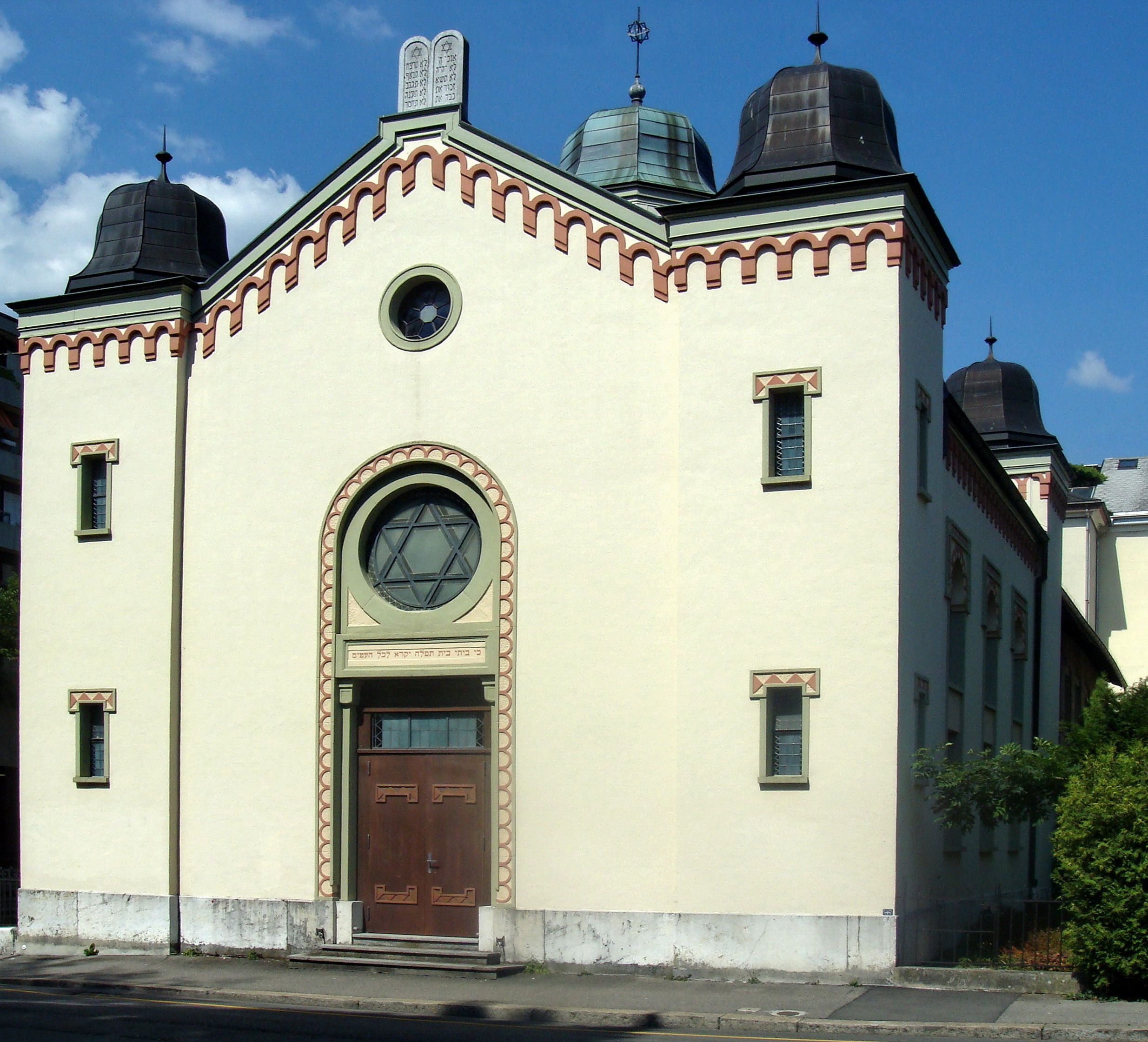 Die Synagoge in Biel Bienne (Kanton Bern)